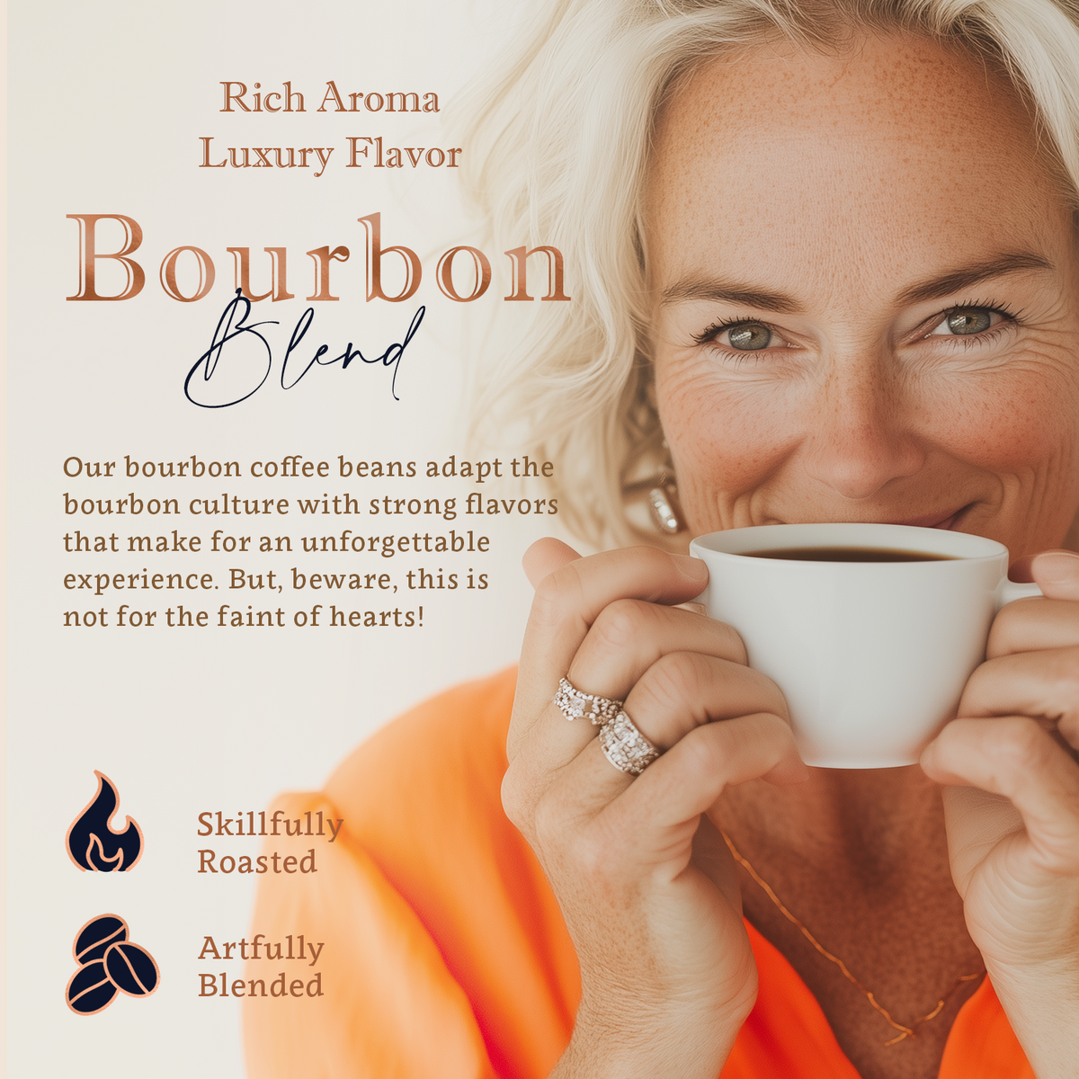 Bourbon Whole Bean and Ground Coffee – Organic 100% Arabica, Single Origin, Medium Roast